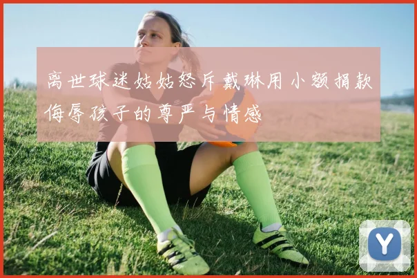 离世球迷姑姑怒斥戴琳用小额捐款侮辱孩子的尊严与情感